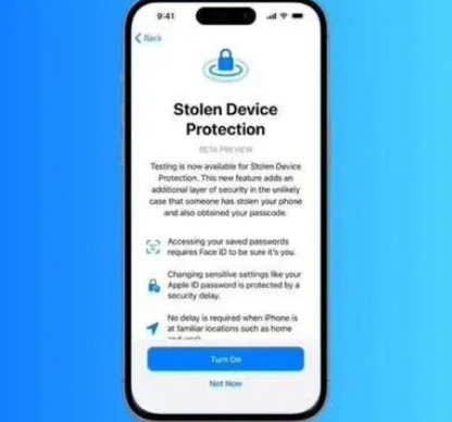 内丘苹果授权维修店分享被盗设备保护功能开启方法 