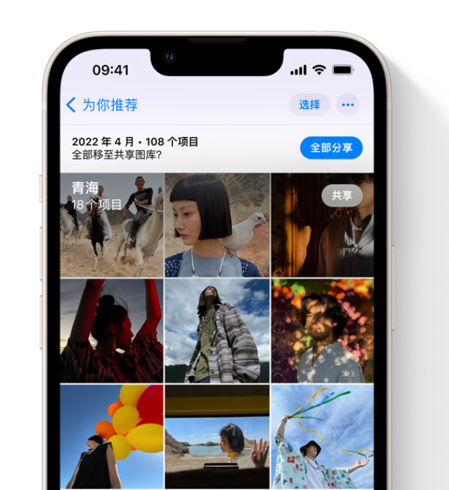 内丘苹果维修网点分享在 iPhone 上使用共享图库 